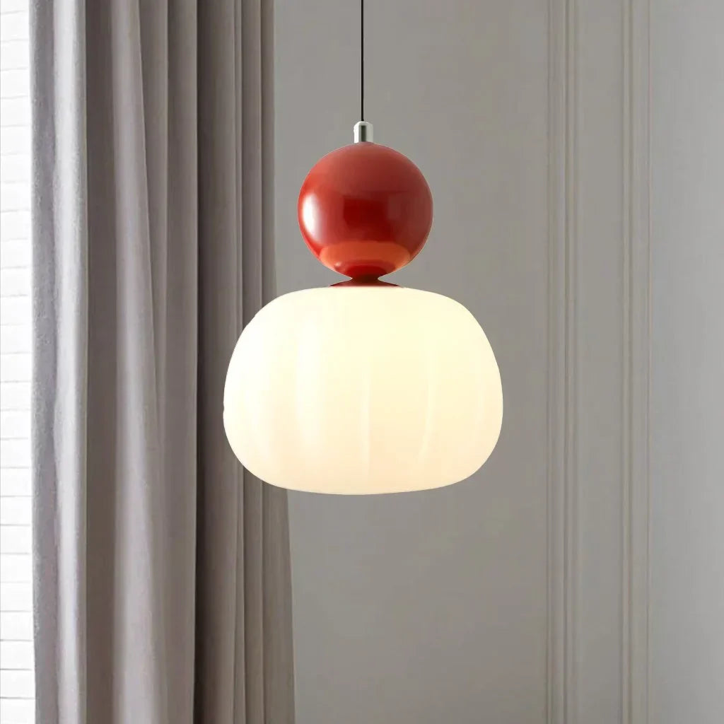 Bolvormige plafondlamp met een vleugje luxe | Hanglamp