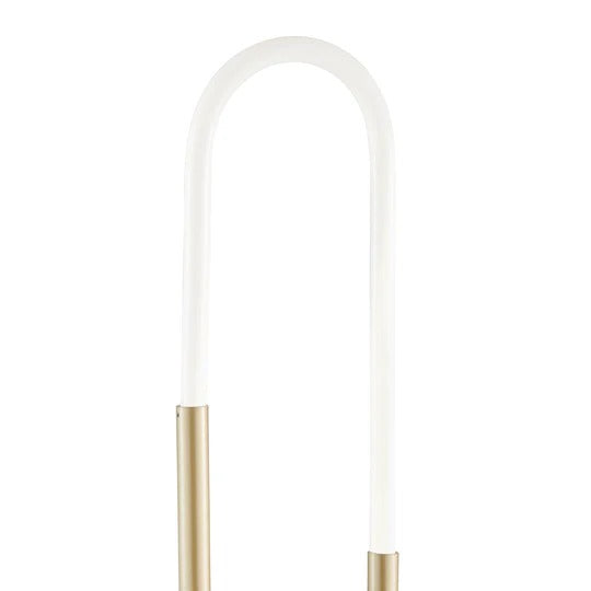 LED-tafellamp met enkele clip // Sandy Gold